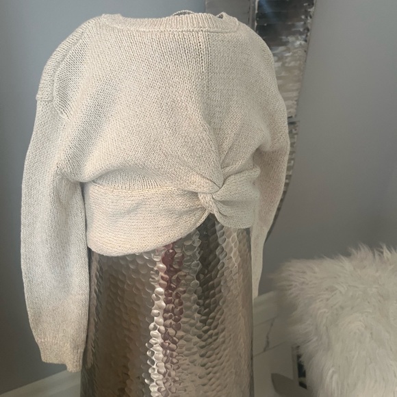 Oshkosh new, no tags unworn little girls, cream, gold fancy sweaters dressy cute - Picture 12 of 17